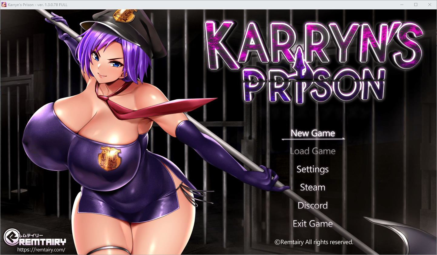 卡琳的监狱 Karryn’s Prison–Ver.1.3.0.78 Full 官中步兵作弊版+全DLC SRPG游戏 1.9G_游戏社