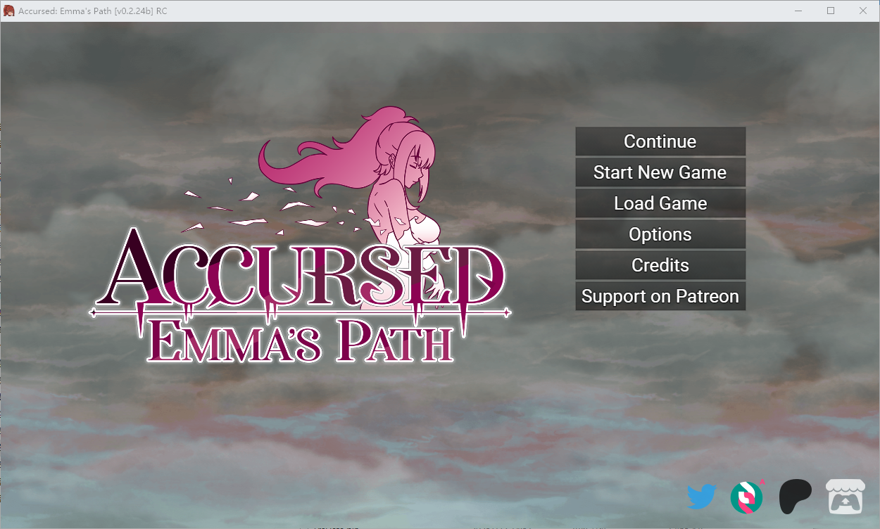 诅咒艾玛之路 Accursed Emma’s Path v0.2.24b 挂载AI汉化步兵版 RPG游戏 1.6G_游戏社